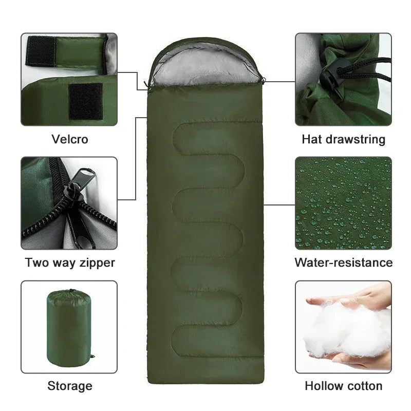 CampSoft – All-Weather Comfort Sleeping Bag for Adventurers