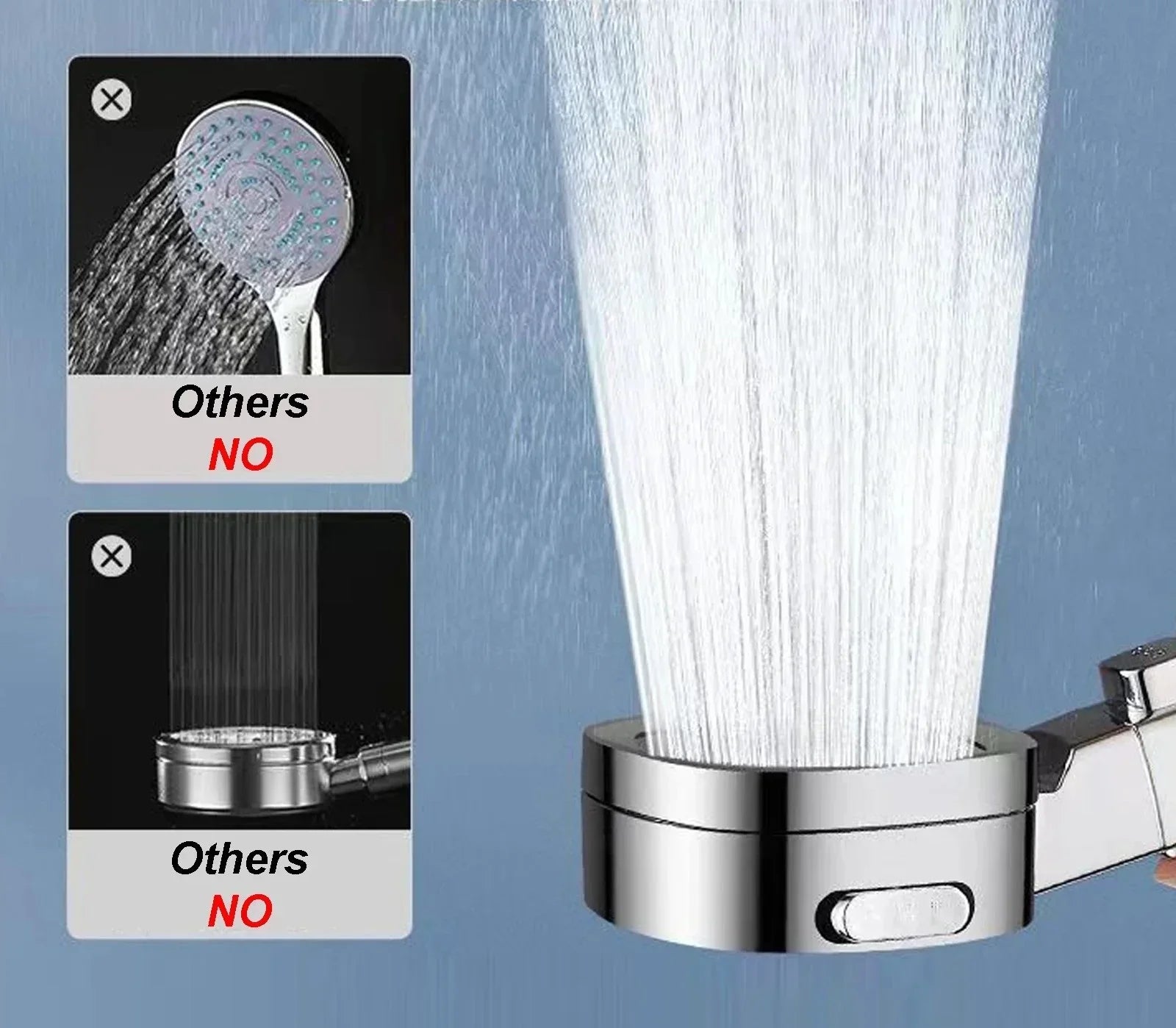 HydroLux – High-Pressure Luxury Shower with Spa Modes