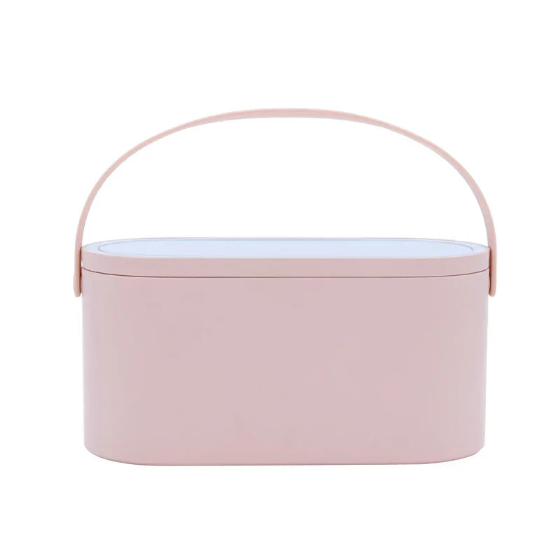 GlamBox – The Makeup Mirror with LED Lighting for On-the-Go Beauty