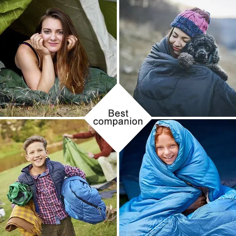 CampSoft – All-Weather Comfort Sleeping Bag for Adventurers