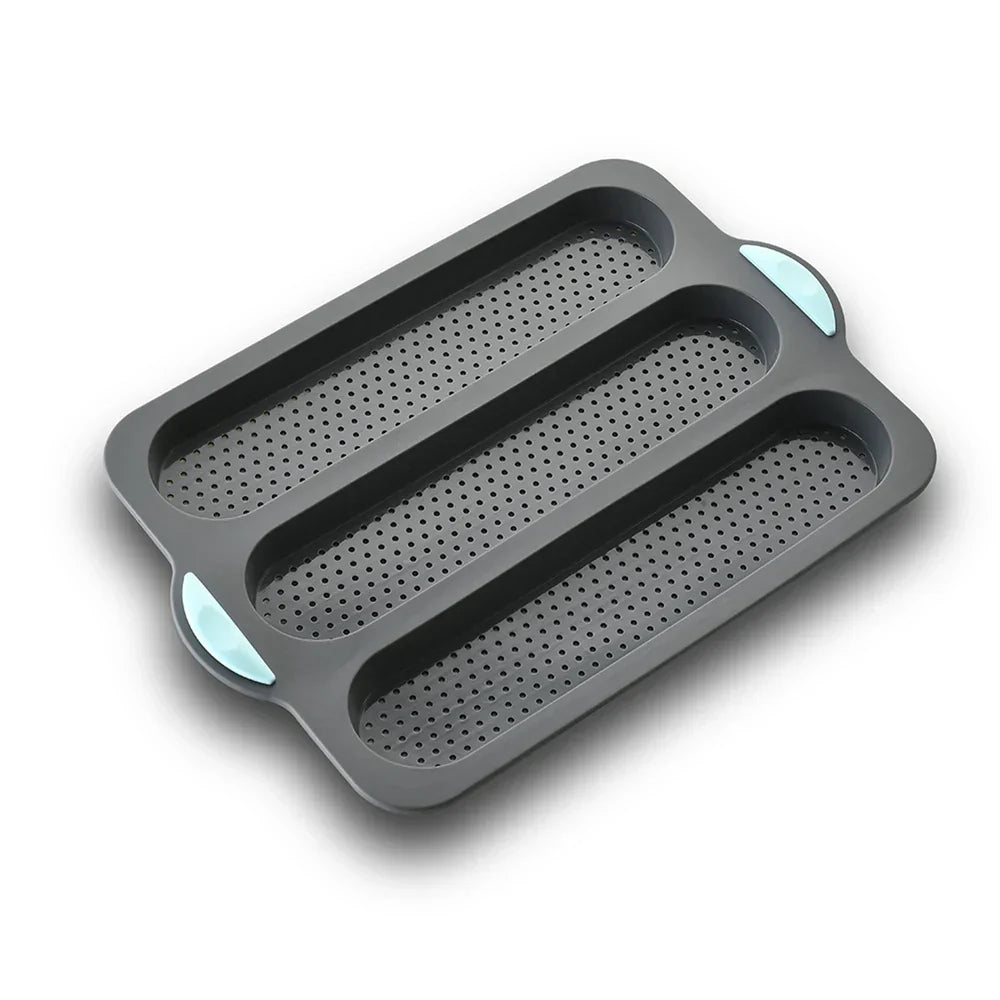 CrustyBake™ - Non-stick baguette baking mold silicone