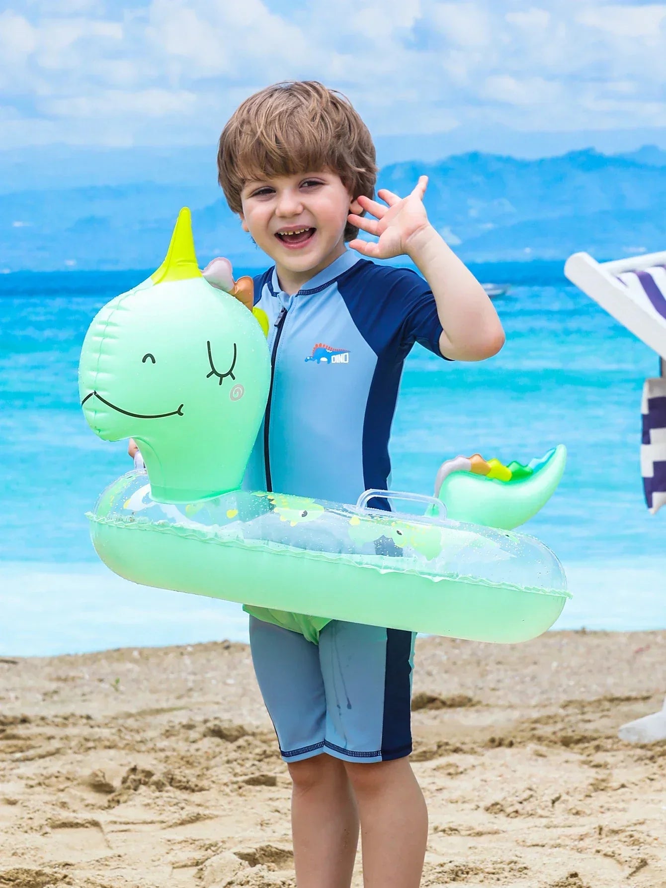 1+1 FREE | DinoFloat – The Fun and Safe Dinosaur Swim Ring for Kids