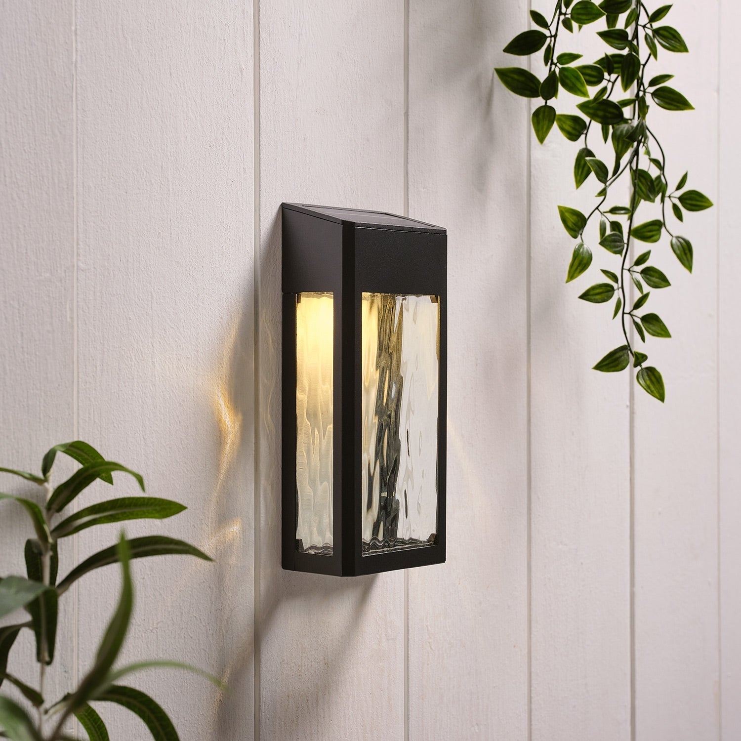 LumiGlow - Stylish solar wall light for your summer garden