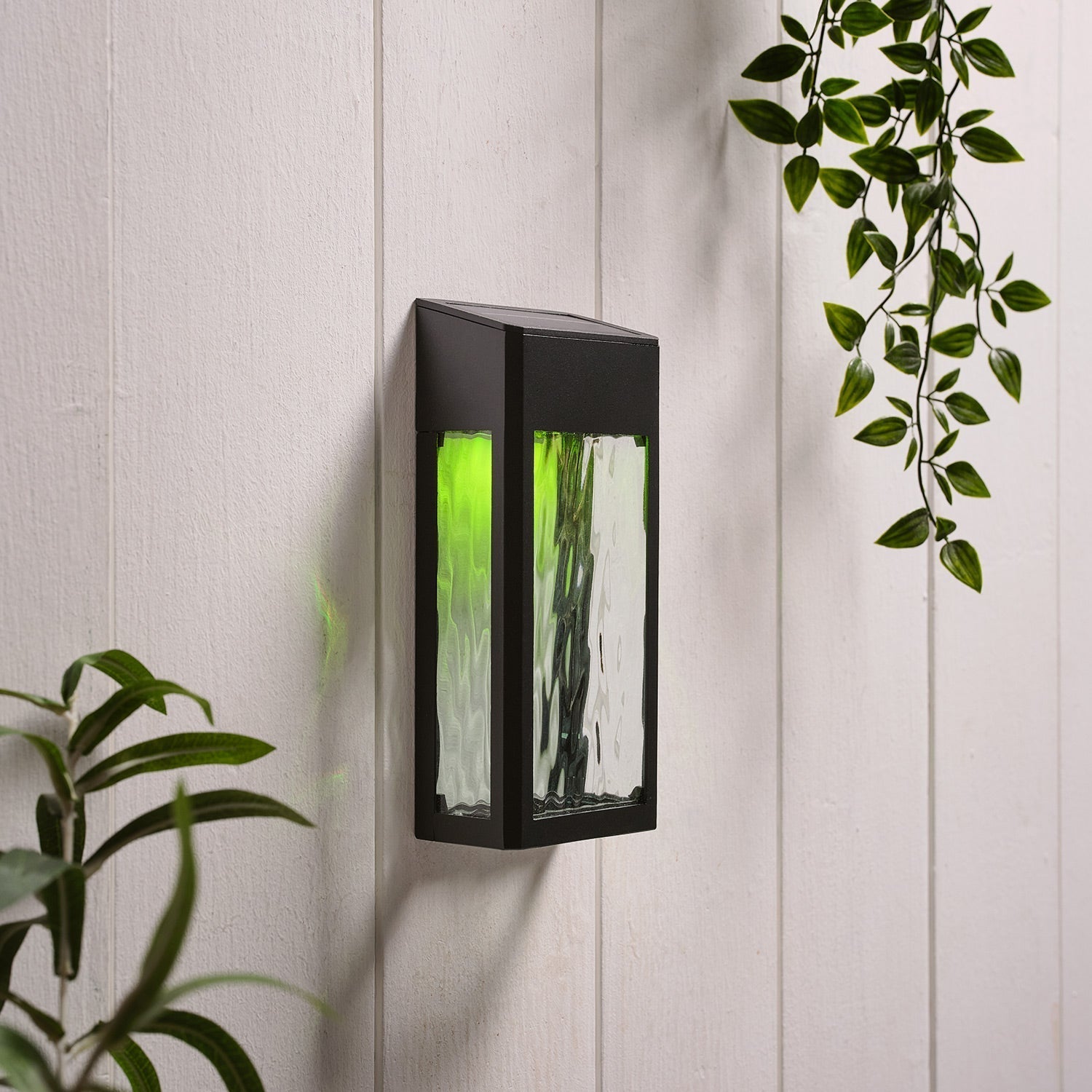 LumiGlow - Stylish solar wall light for your summer garden