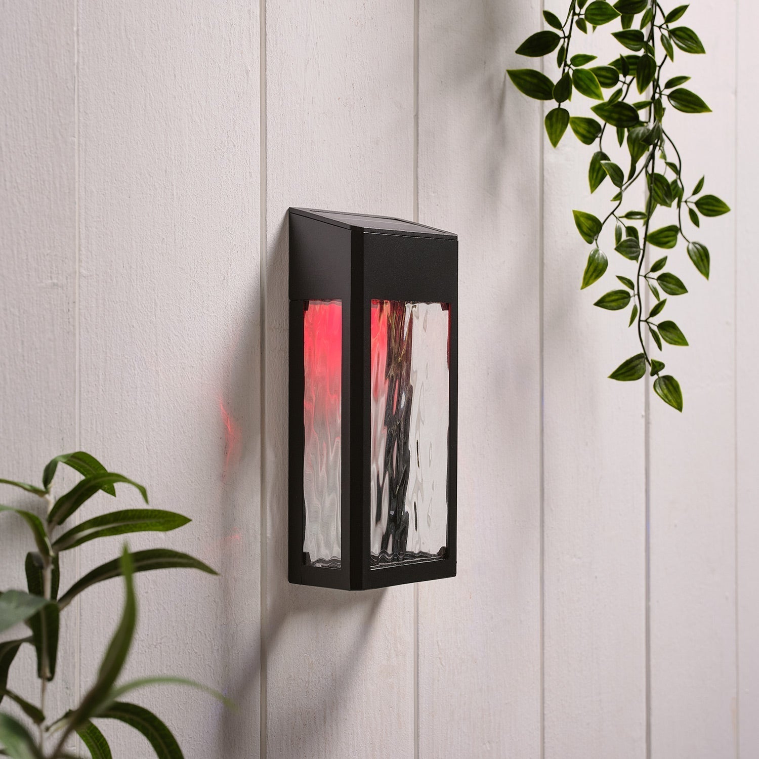 LumiGlow - Stylish solar wall light for your summer garden
