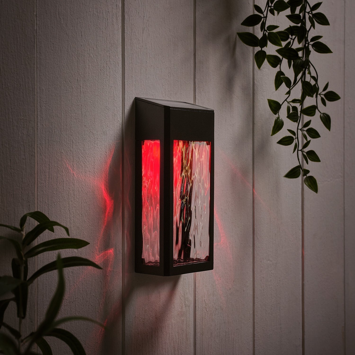 LumiGlow - Stylish solar wall light for your summer garden