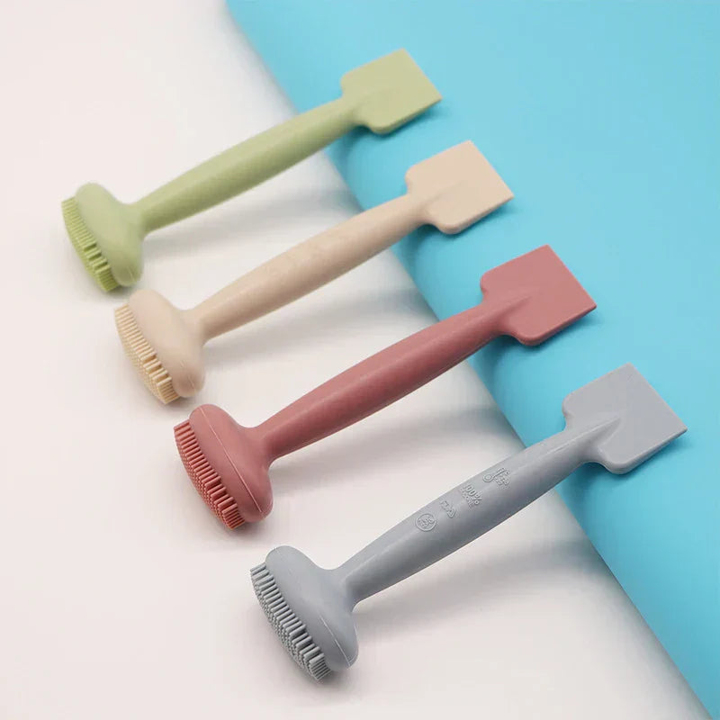 SilkDuo - 2-in-1 face mask applicator with brush & spatula