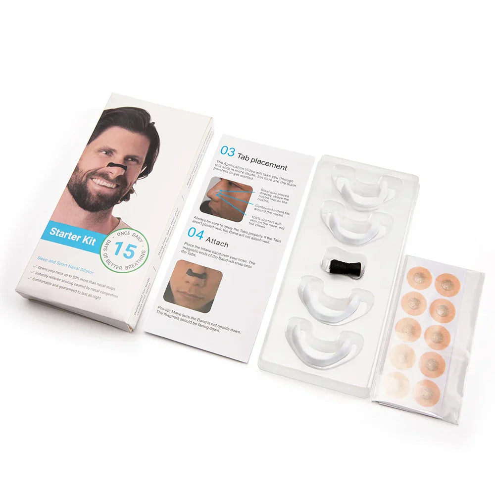 50% OFF | AirCalm - Magnetic nose strip to reduce snoring