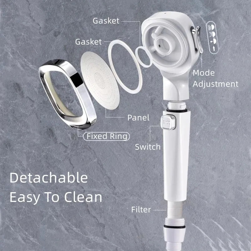 HydroLux – High-Pressure Luxury Shower with Spa Modes