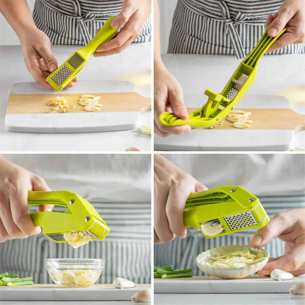 GarlicSwift™ - press & cut garlic in seconds!