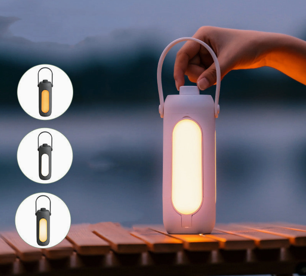 GlowMate – Portable Lantern & Power Bank. Bright Light, Full Power, Anywhere.