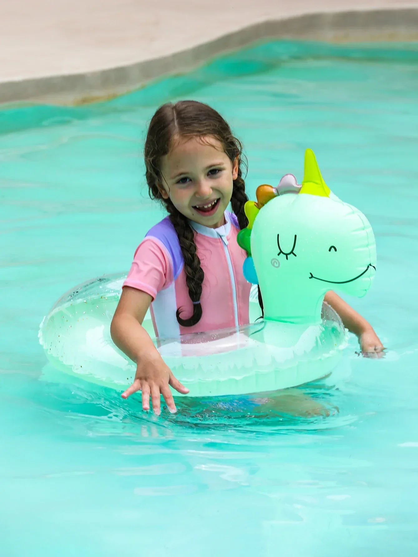 1+1 FREE | DinoFloat – The Fun and Safe Dinosaur Swim Ring for Kids