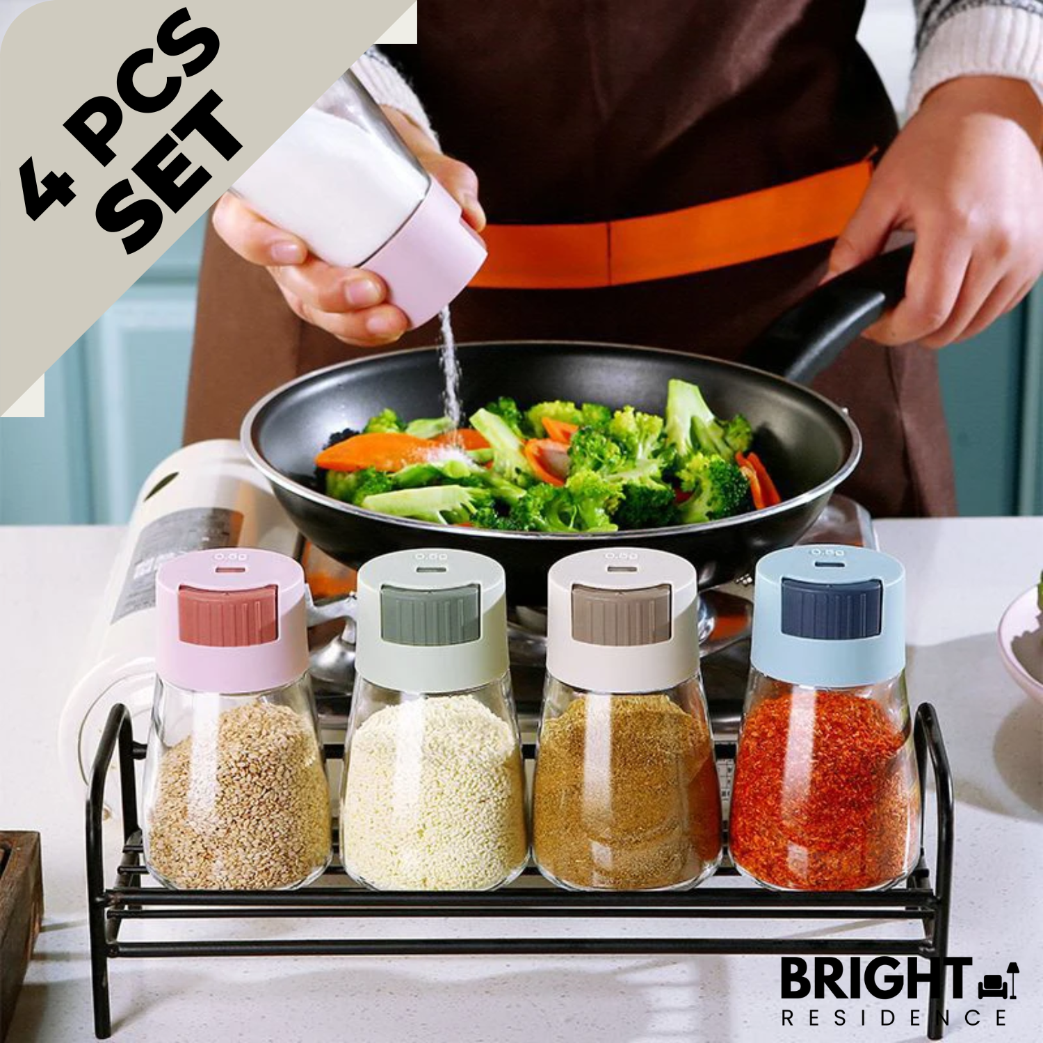 SmartDose Mini – Effortless Portion Control for Perfect Seasoning (Set of 4)
