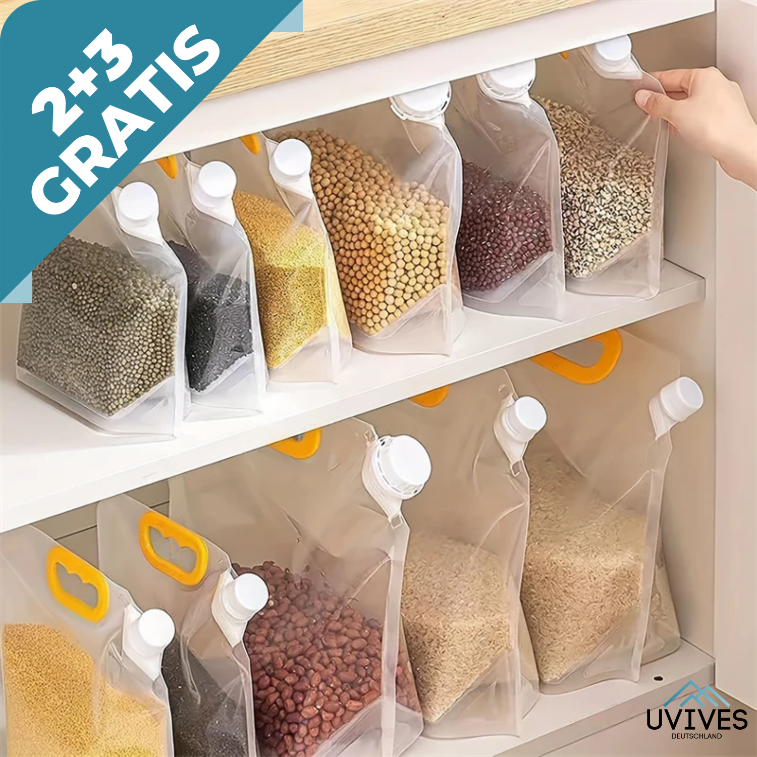 2+3 FREE | SureFresh – Ultimate Food Storage Solution for Freshness & Organization