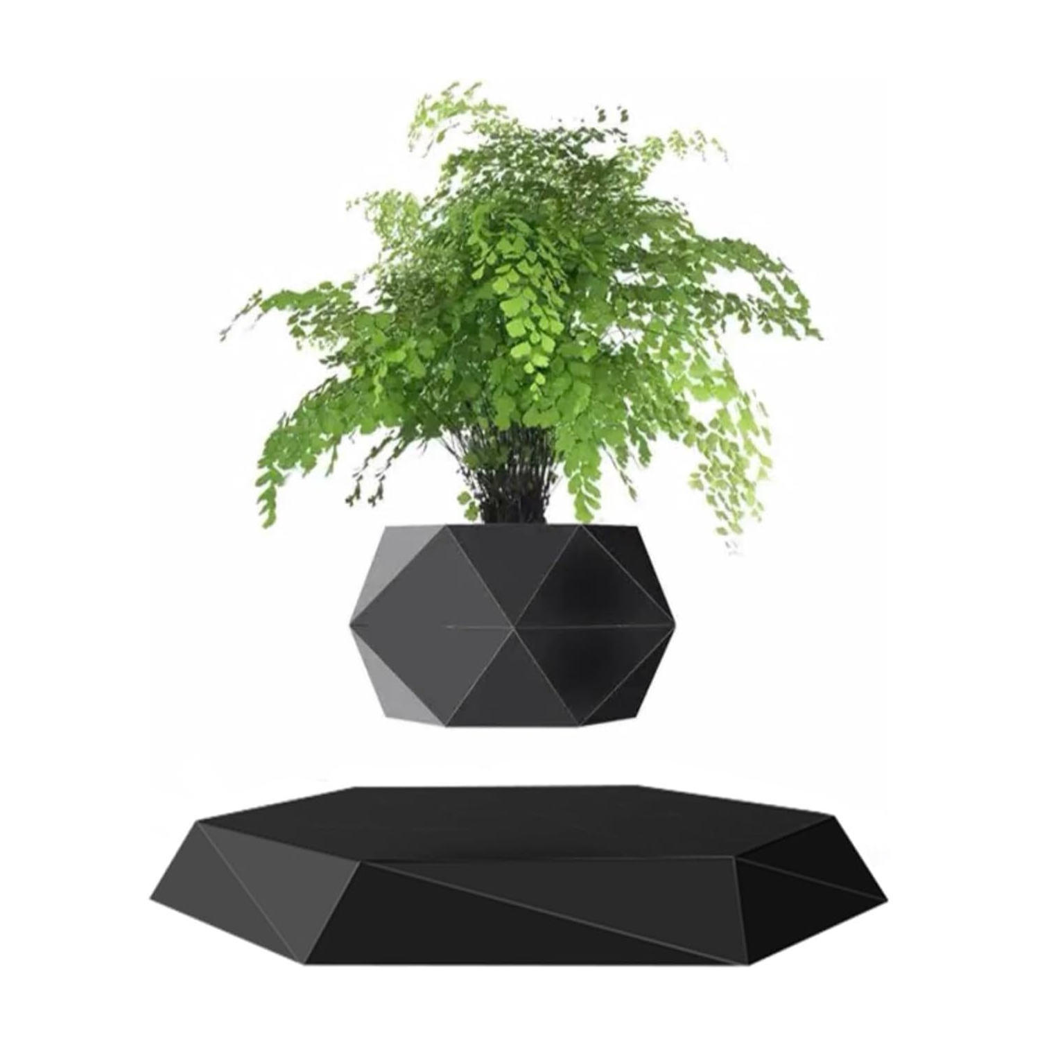 Plantlev – Floating Plant Pot with 360° Rotation for Modern Living
