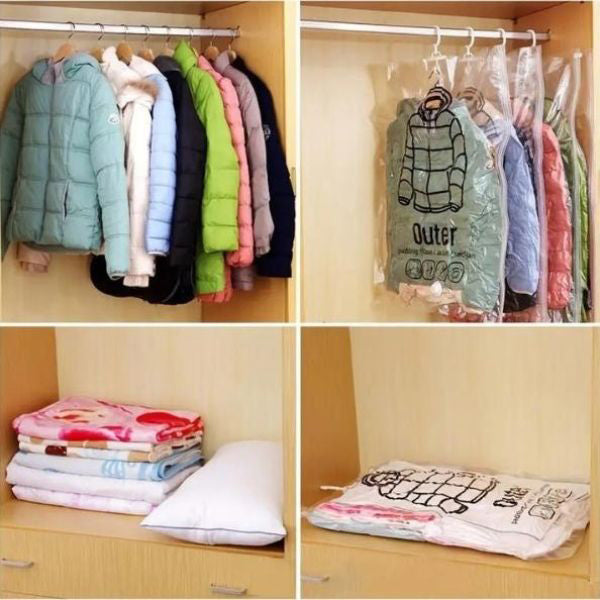 2+2 FREE | VacuHanger - The clever solution for tidy, space-saving clothes storage