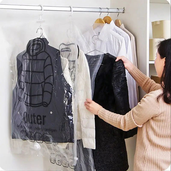 2+2 FREE | VacuHanger - The clever solution for tidy, space-saving clothes storage