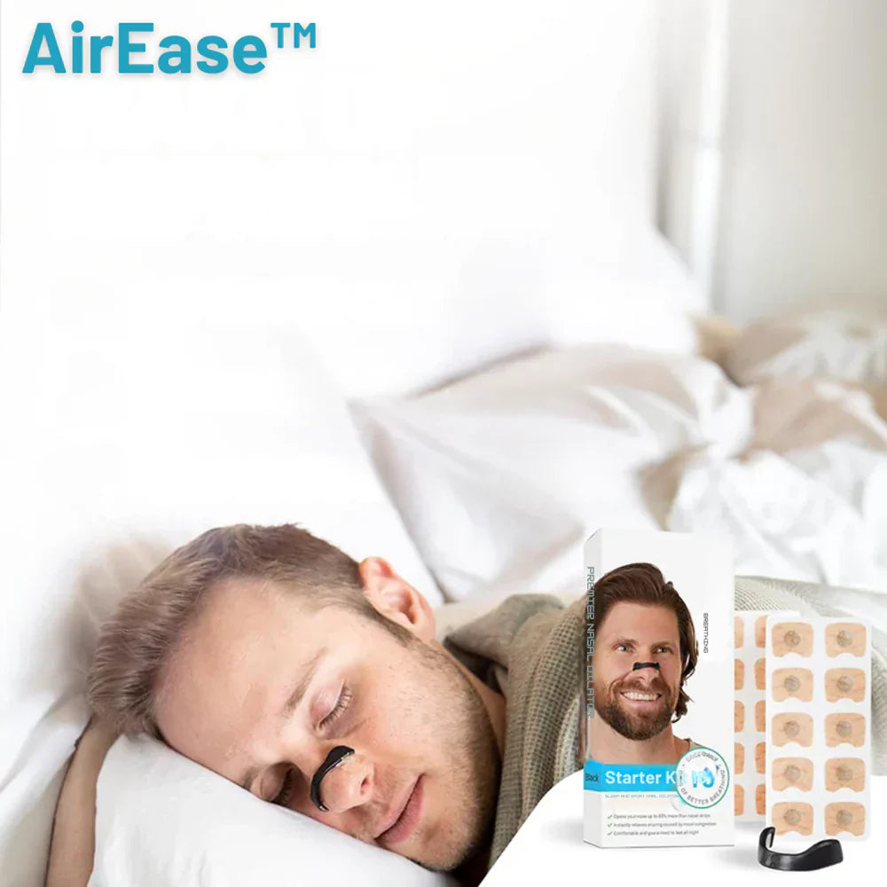 50% OFF | AirCalm - Magnetic nose strip to reduce snoring