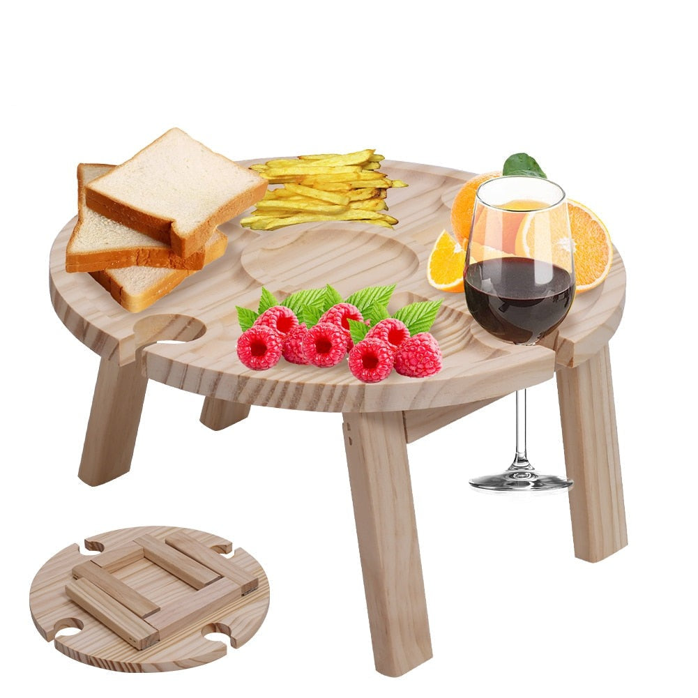 SnackTable – Your Foldable All-in-One Table for Perfect Picnics!!