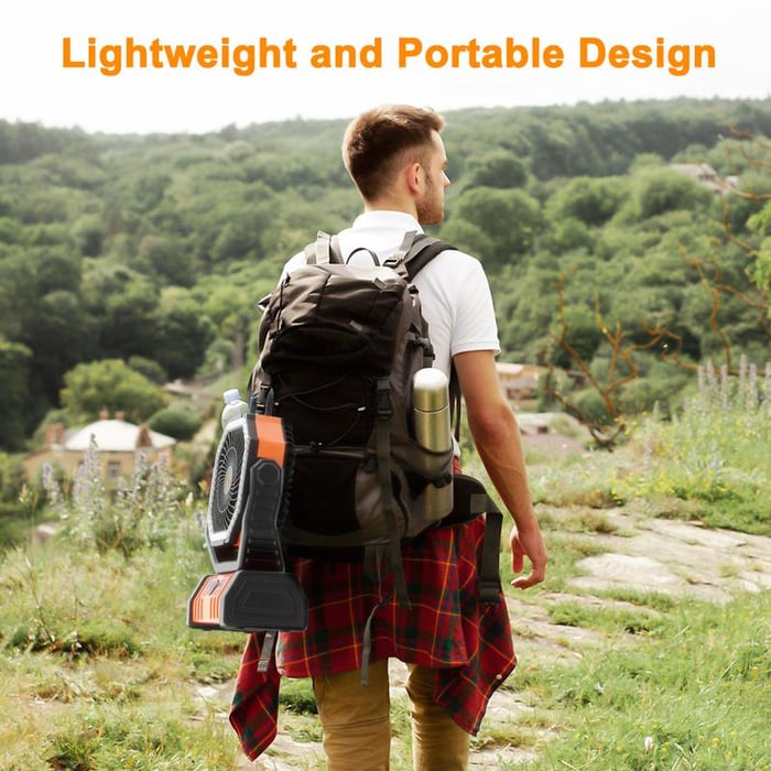 BreezeCamp – The Ultimate 3-in-1 Fan, Light & Power Bank for Outdoor Adventures