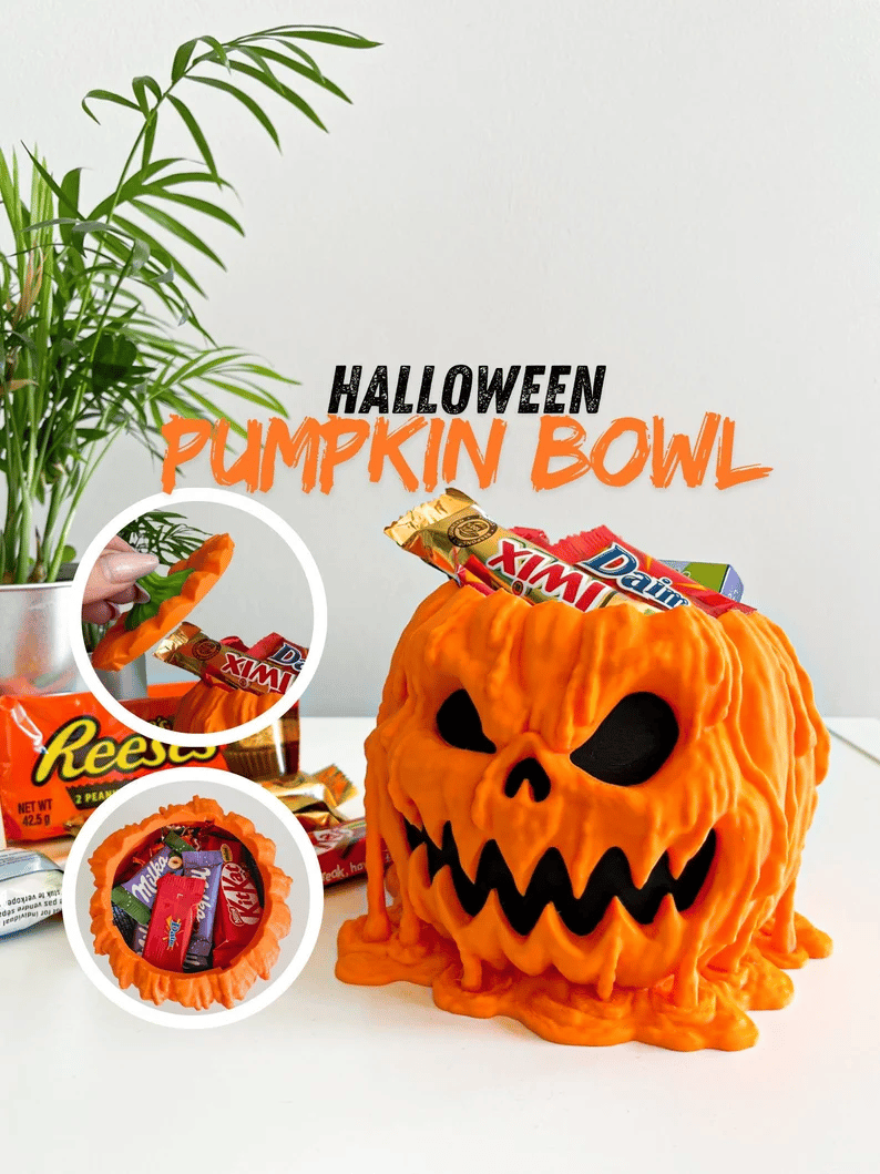 CreepServe – The Spookily Melting Pumpkin Bowl!