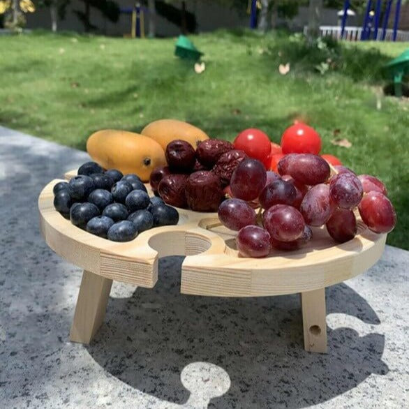 SnackTable – Your Foldable All-in-One Table for Perfect Picnics!!