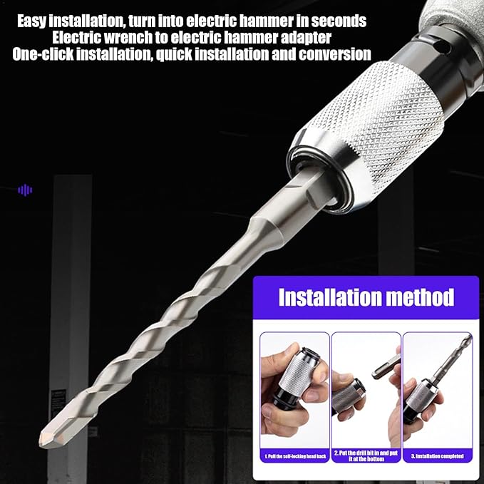 PowerDrill – The Adapter to Convert Your Wrench into a Hammer Drill