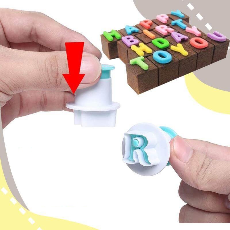 AlphaCut - 24-piece alphabet cutter set