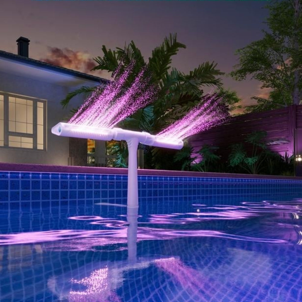 SunSpray – Transform Your Pool into a Glowing Water Show