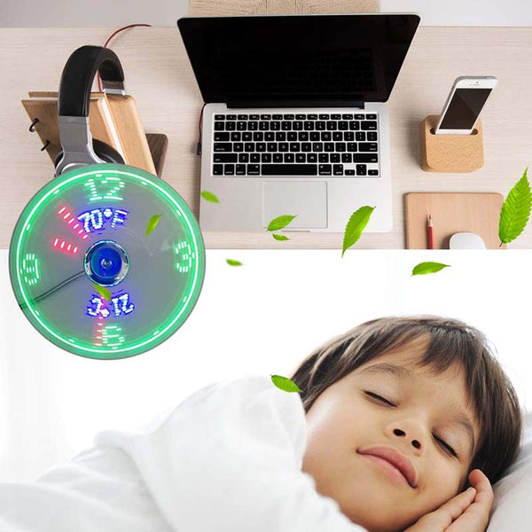 TimeCool – The Ultimate USB Fan with Clock and Temperature Display
