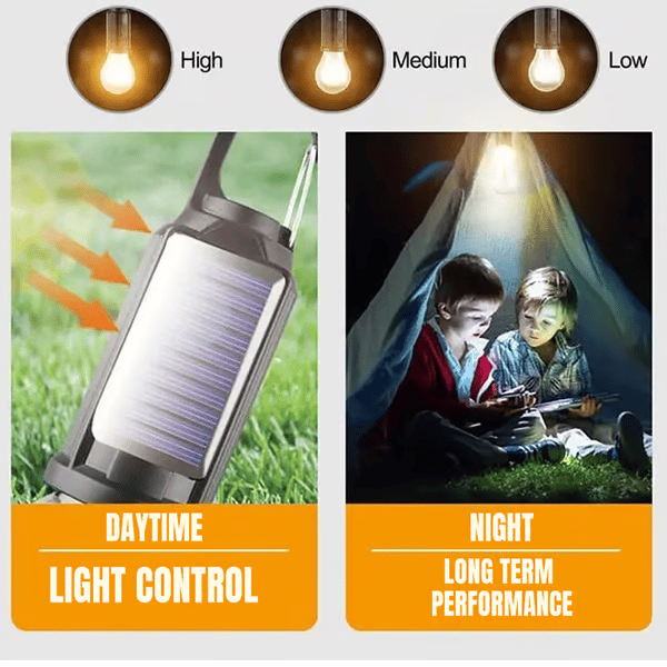 SolariLite – Compact Solar LED Lantern for Any Adventure