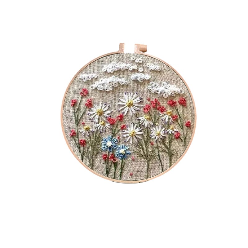 1+1 FREE | ThreadBloom – Beautiful Floral Embroidery Kit for Beginners