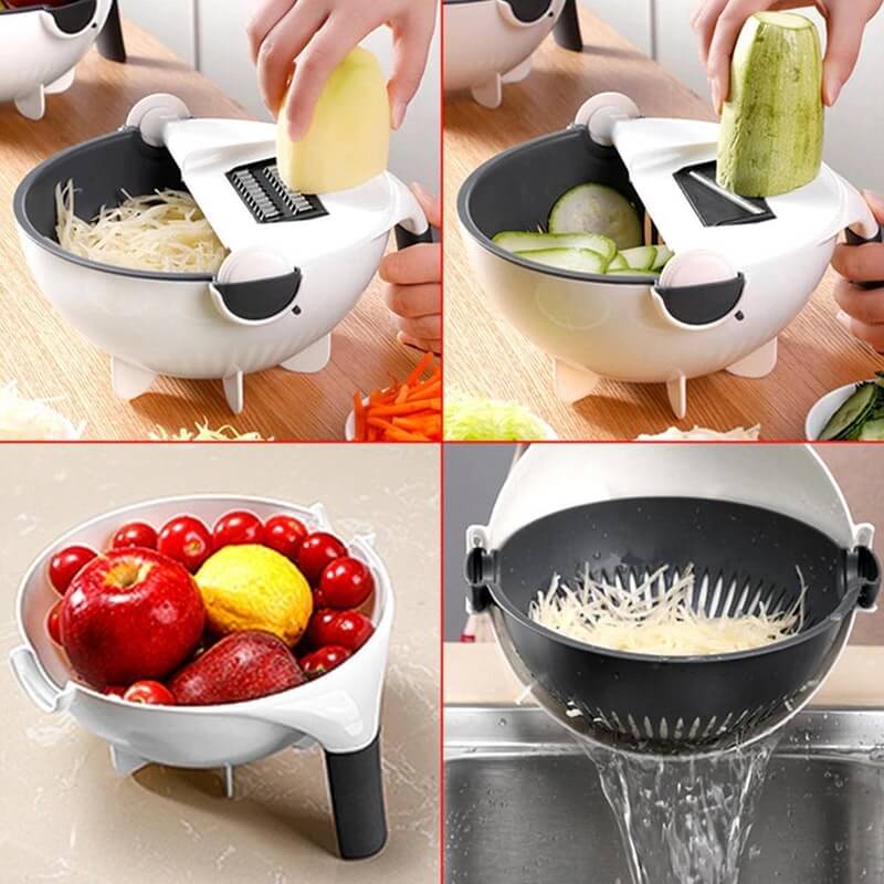 VeggiPro - 7-in-1 vegetable slicer with accessories