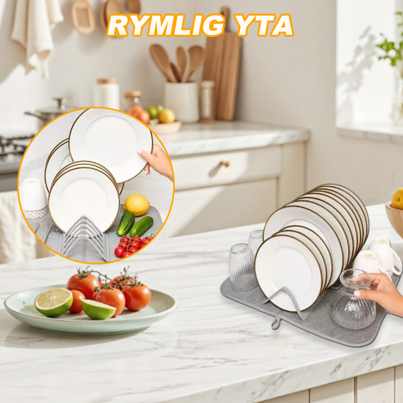 DryDish – Foldable Drying Mat for a Tidy Kitchen!