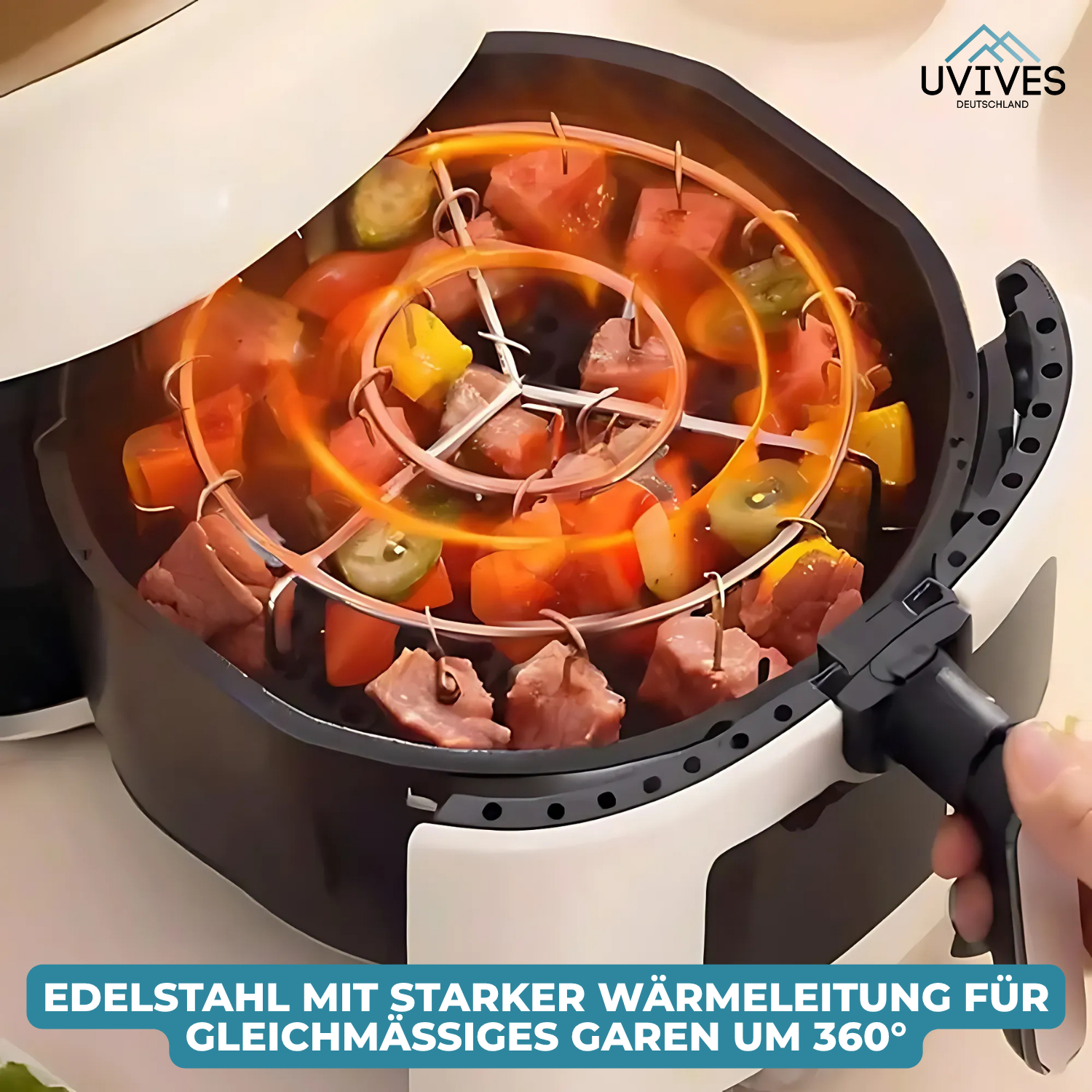 CrispGrill Set – Crispy Enjoyment Without Smoke & Fat!