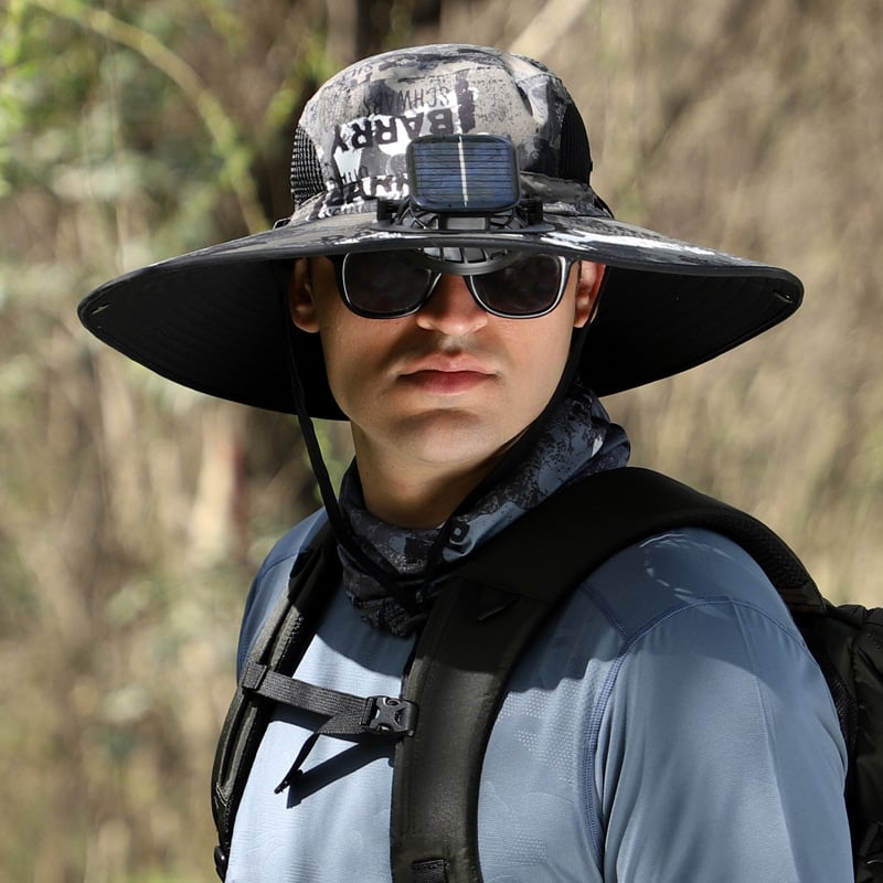 AirShade – Solar-Powered Cooling Hat for Outdoor Comfort