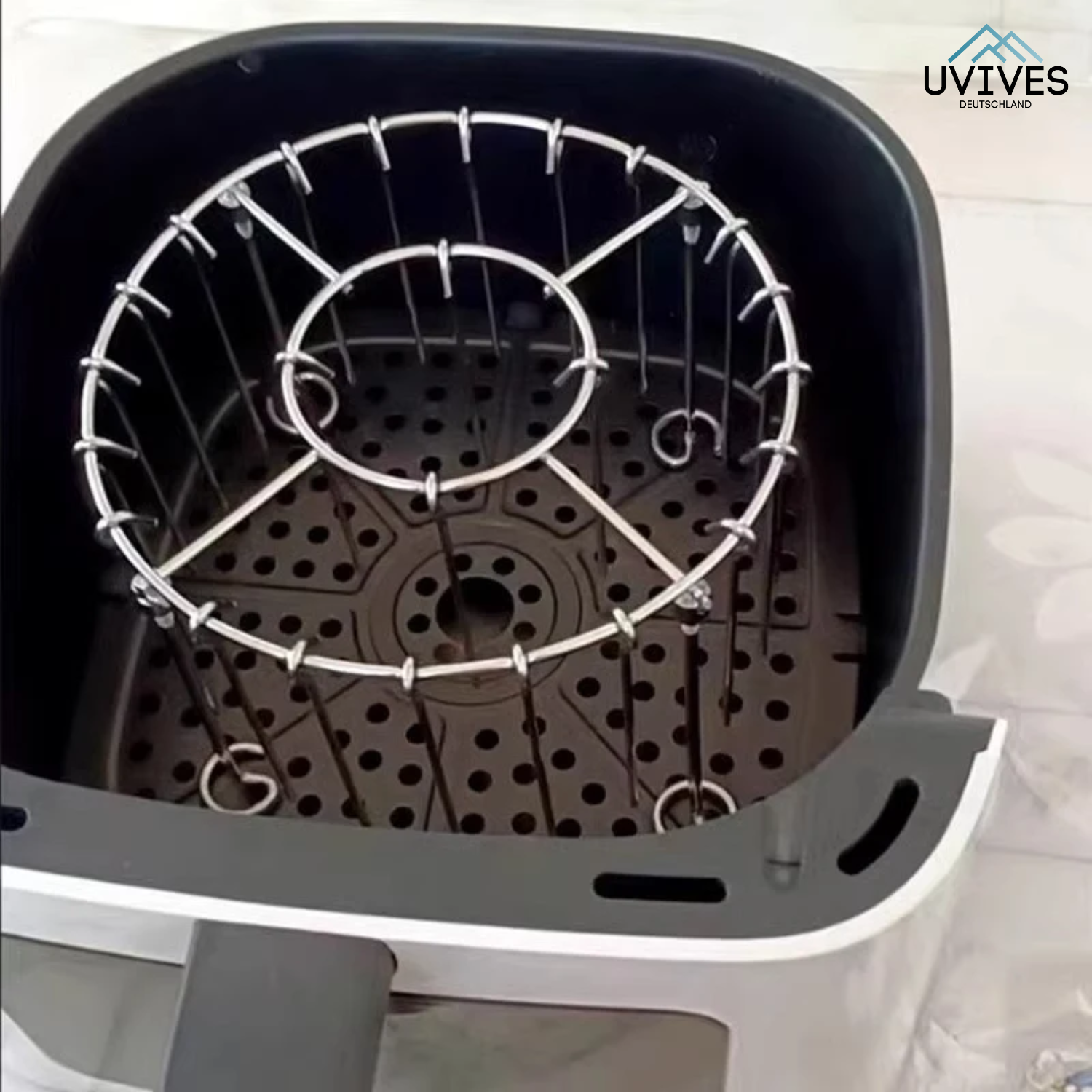 CrispGrill Set – Crispy Enjoyment Without Smoke & Fat!