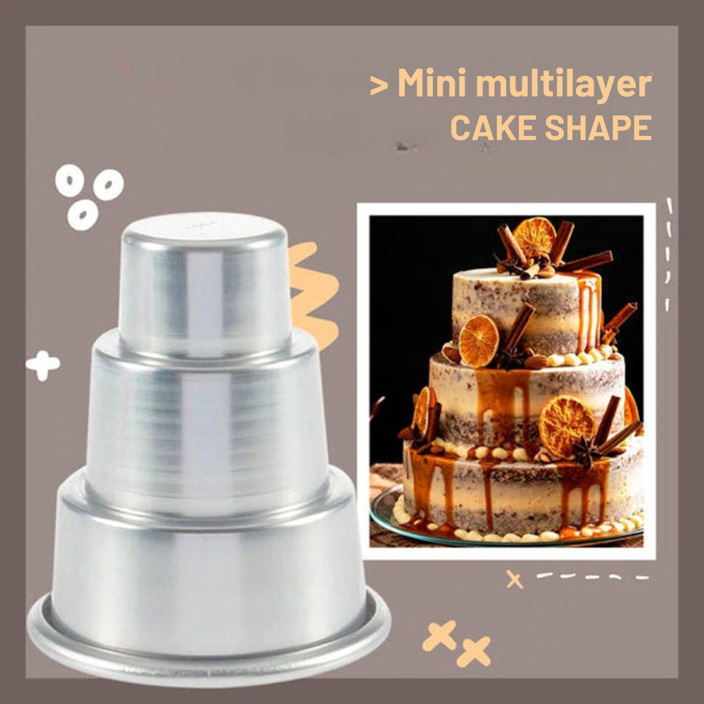 TierTins - Mini multi-layer cake tin