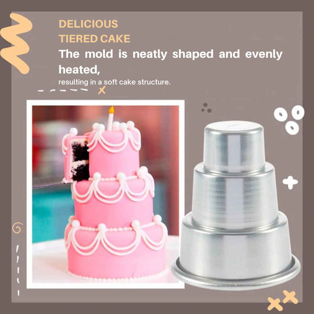 TierTins - Mini multi-layer cake tin