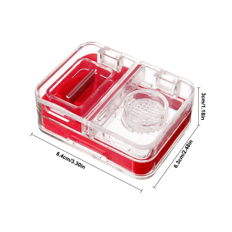 1+1 FREE | MediSnap – The Compact 2-in-1 Pill Box with Cutter for On-the-Go Convenience