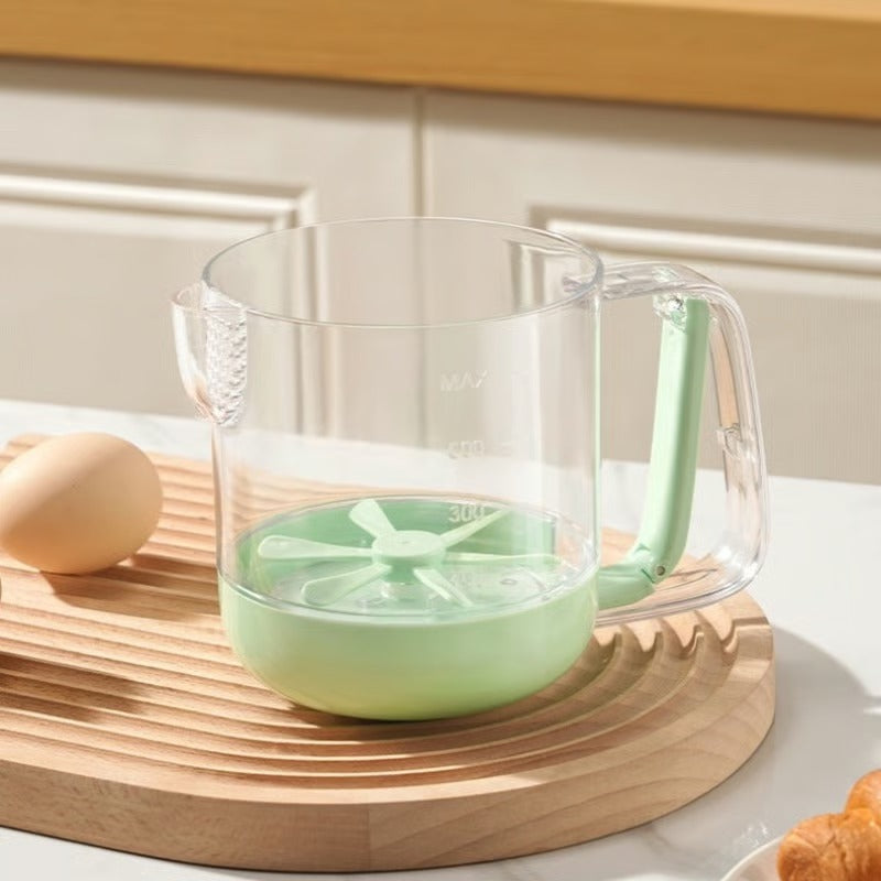 MixMaster Cup – Effortless Mixing, Measuring, and Filtering in One!