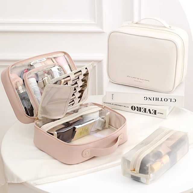 GlamiZen – Elegant Cosmetic Organizer for Travel & Home