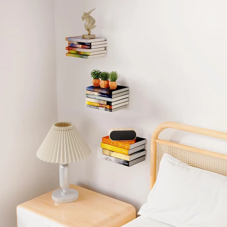 1+1 FREE | FloatyBooks™ - Invisible floating bookshelves