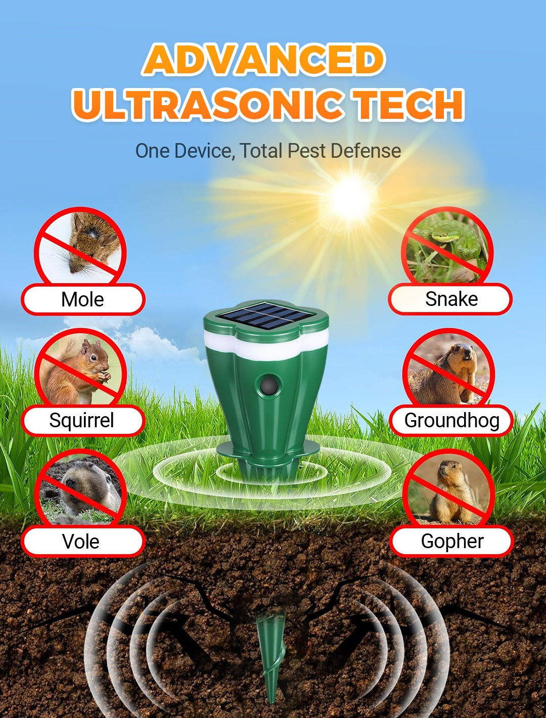 1+1 FREE | VibraGreen – Keep Your Garden Peaceful and Protected