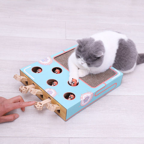 ScratchNest – The Ultimate 3-in-1 Playground for Your Cat