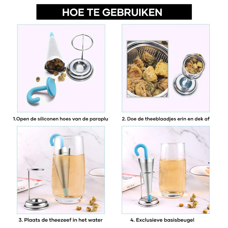 1+1 FREE | TeaBrella – Stylish Tea Enjoyment with a Fun Factor!