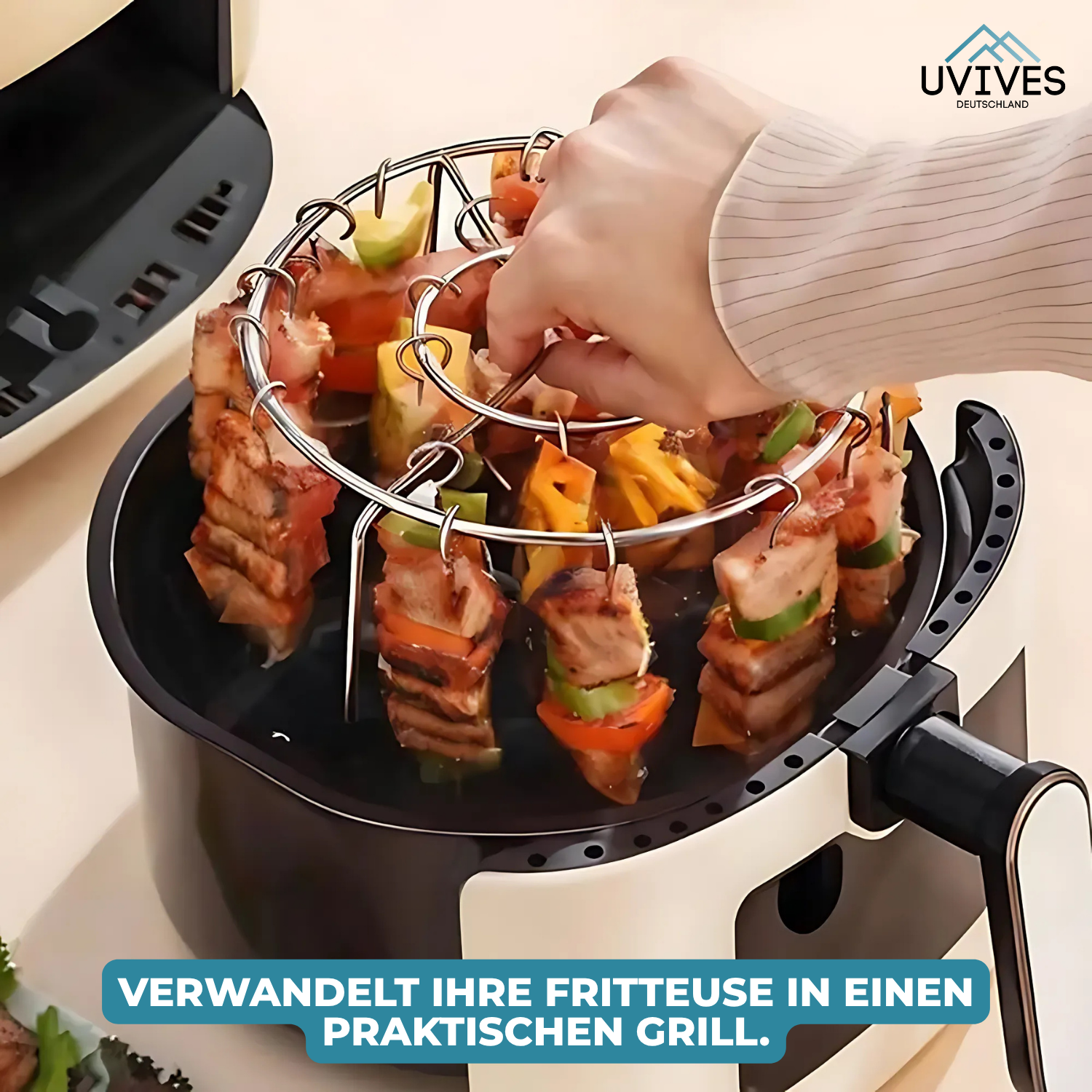 CrispGrill Set – Crispy Enjoyment Without Smoke & Fat!