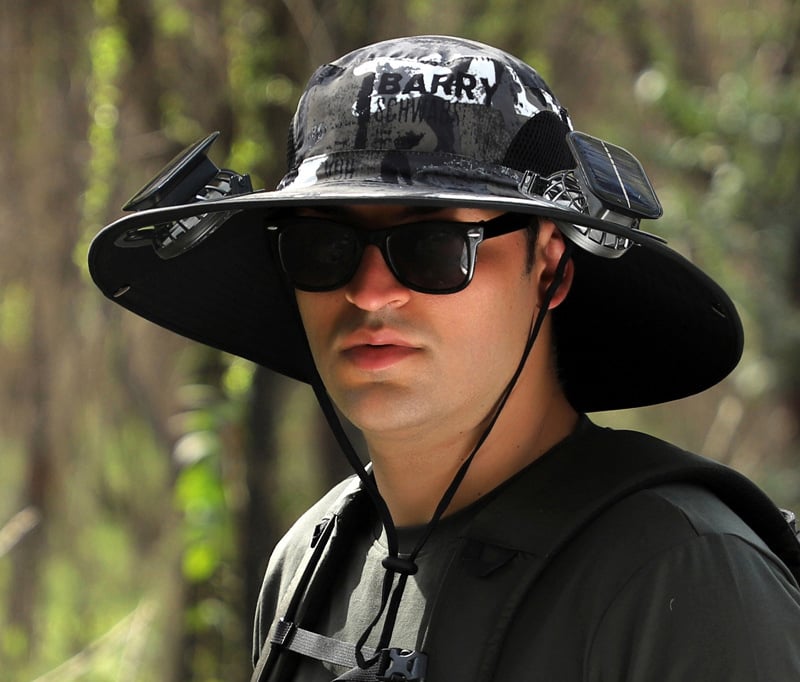 AirShade – Solar-Powered Cooling Hat for Outdoor Comfort