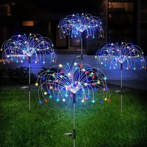 GlowBurst - solar fireworks for your garden - completely without electricity