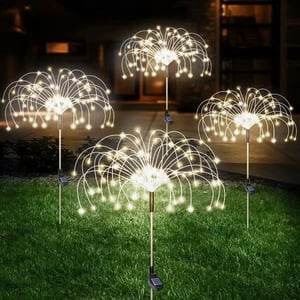 GlowBurst - solar fireworks for your garden - completely without electricity